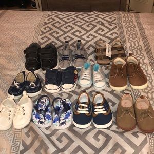 Baby boy Bundle of baby walker shoes 0-6 months